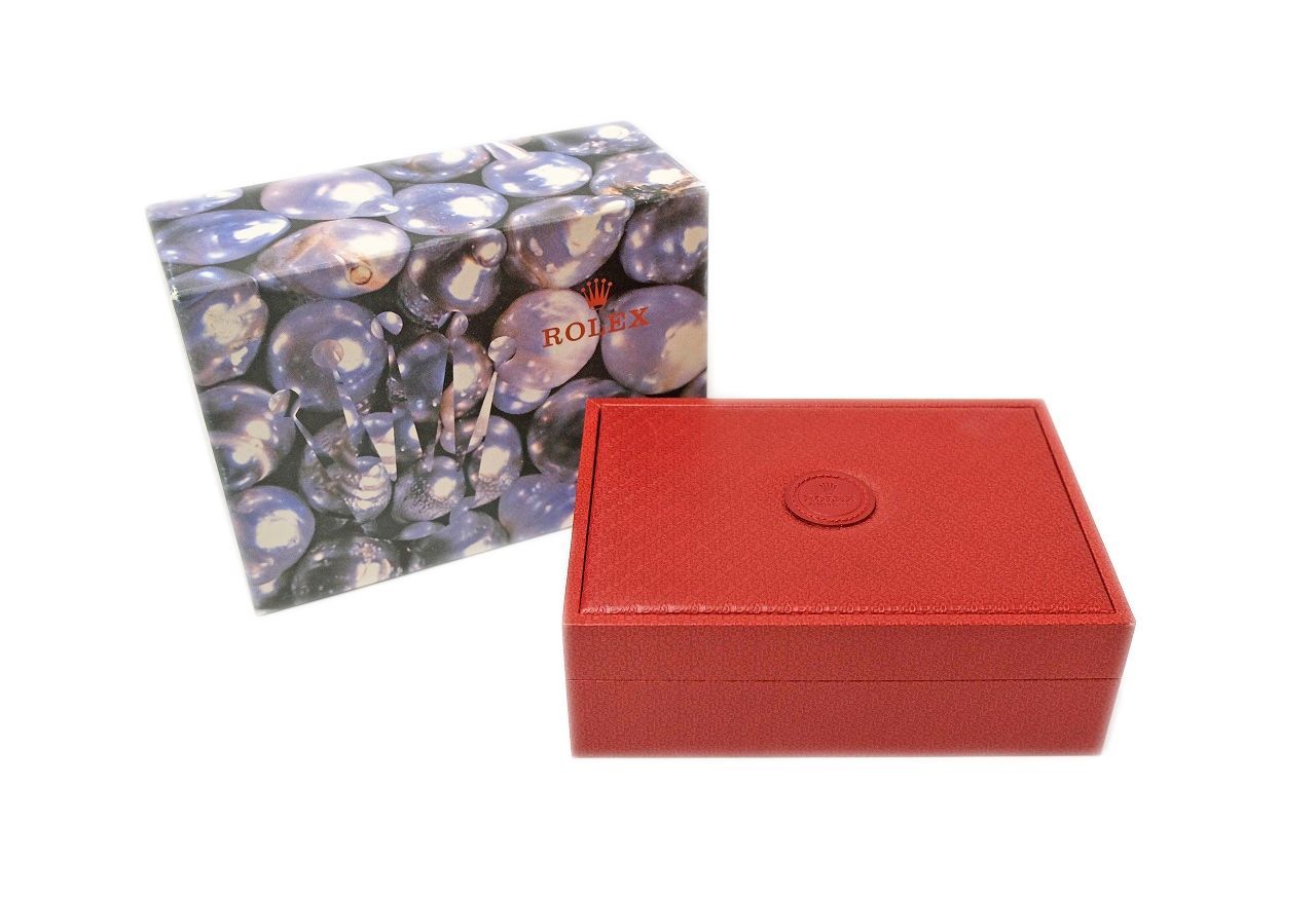 ロレックス レディース 空箱 60.00.02 赤 レッド パール 79179NG BOX