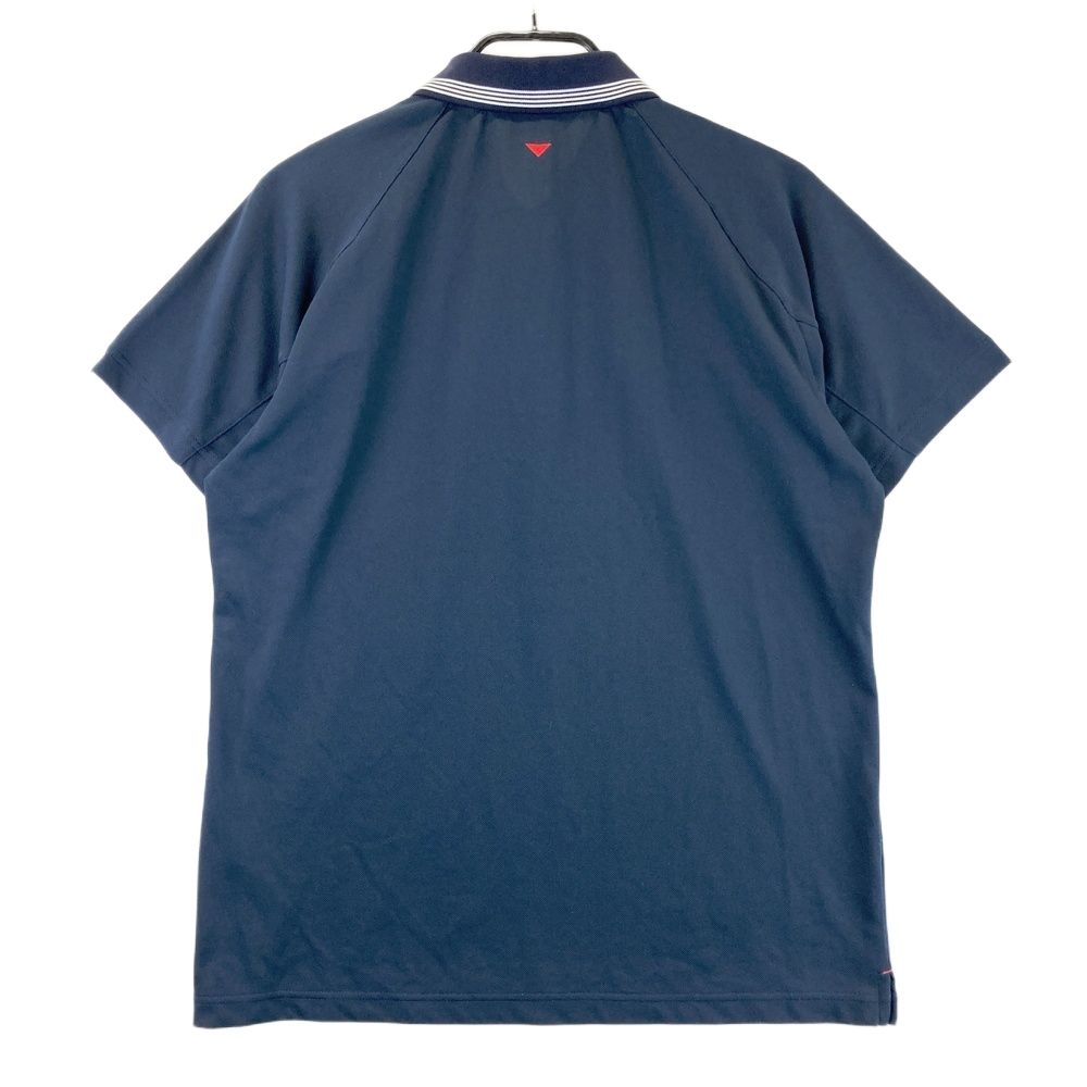 サイズ：L AND PER SE アンパスィ フロントロゴ 半袖ポロシャツ