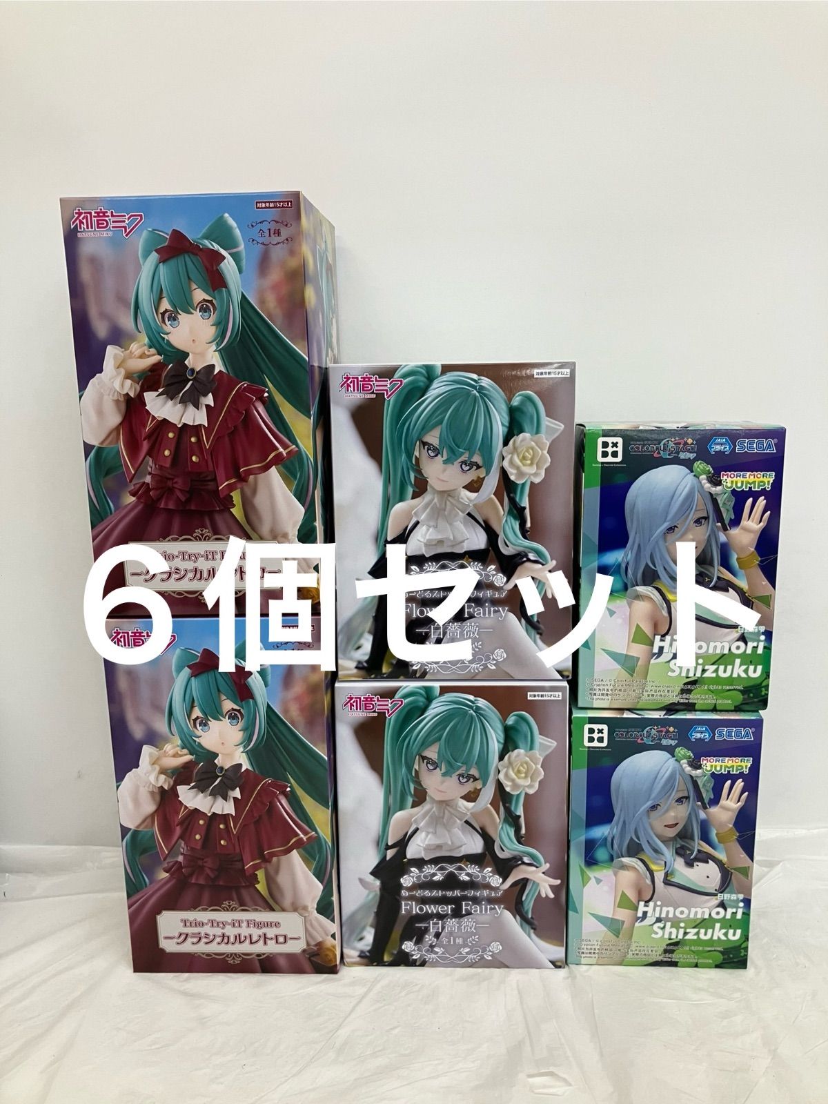 未開封 初音ミク フィギュア 3種6個セット LF2069 f107 - メルカリ