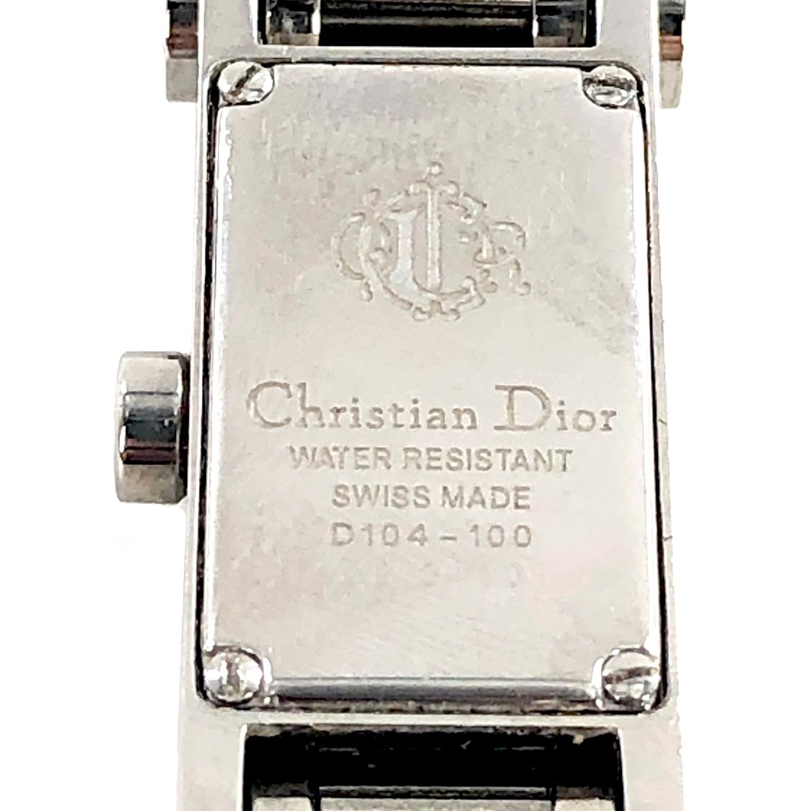 Christian Dior ディオール D104-100 シルバー文字盤 レディース腕時計