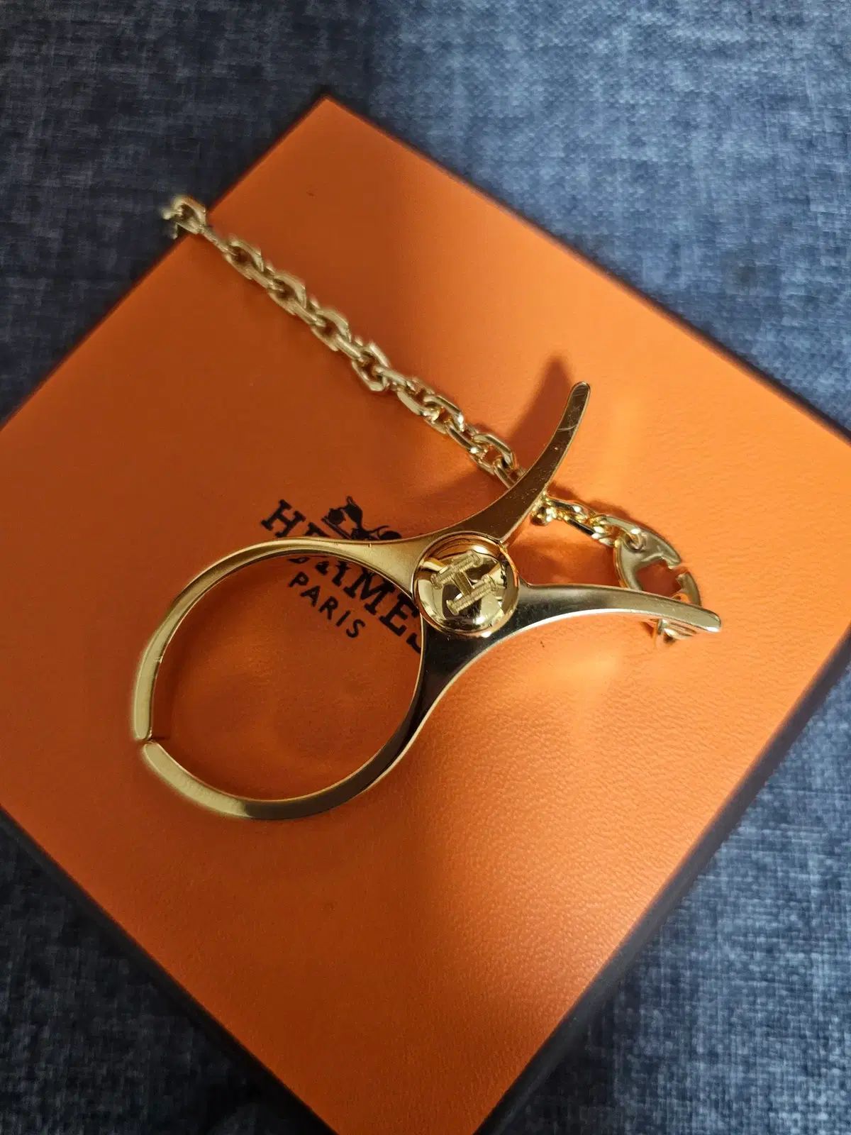 エルメス グローブ ホルダー GOLD - メルカリ