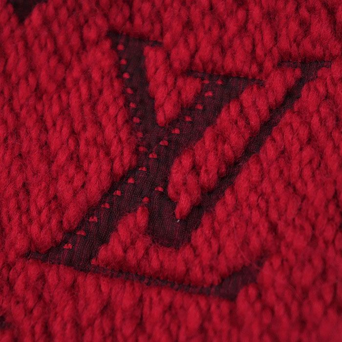 美品】LOUIS VUITTON ルイ・ヴィトン マフラー エシャルプ・ロゴマニア 