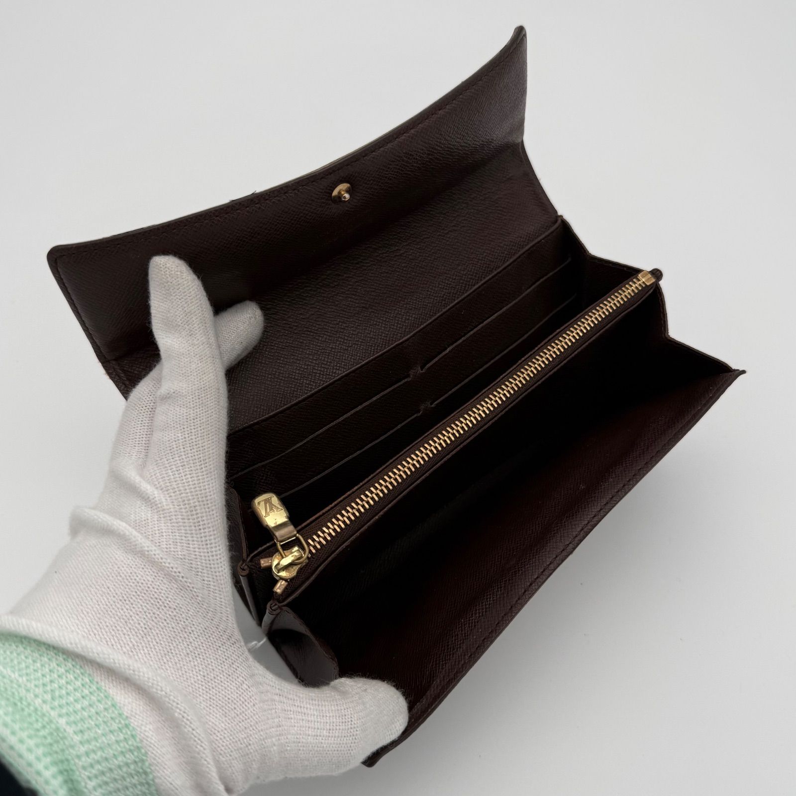 ルイヴィトン ポルトフォイユ サラ ダミエ 長財布 カード入れ6枚