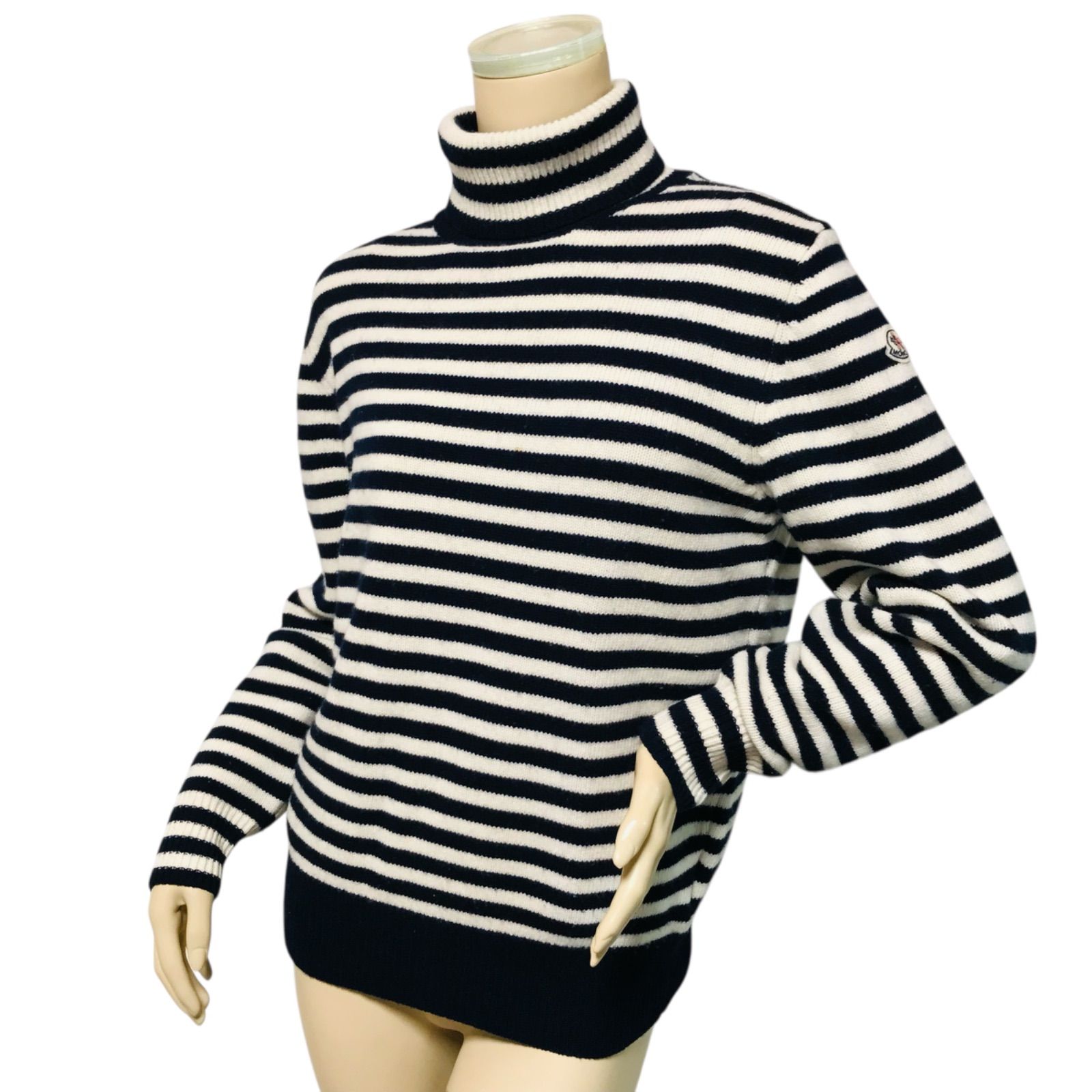 MONCLER(モンクレール) タートルネックボーダーニットA20919236700