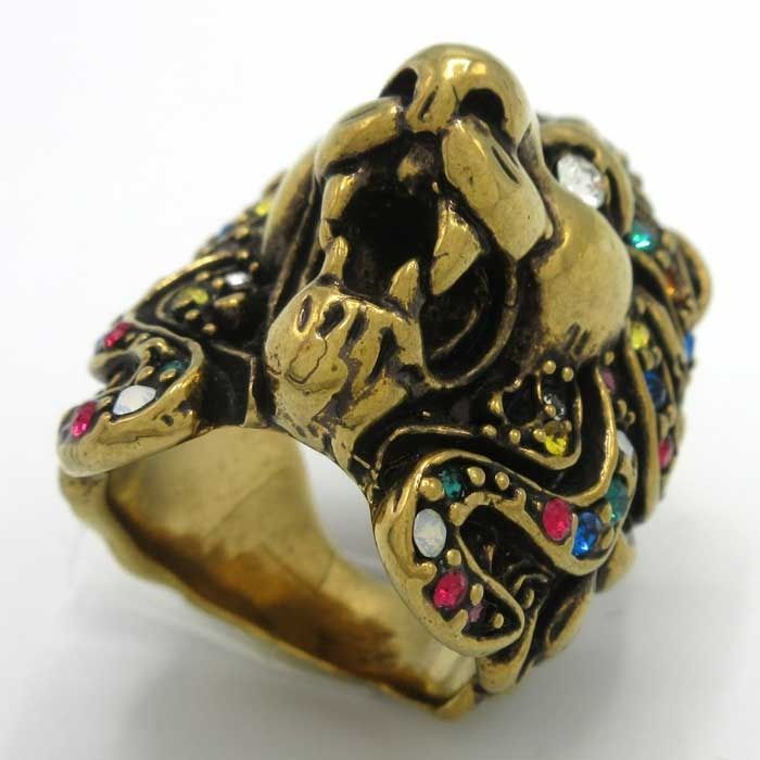 新品】グッチ リング 指輪 アクセサリー GUCCI LION HEAD ライオン