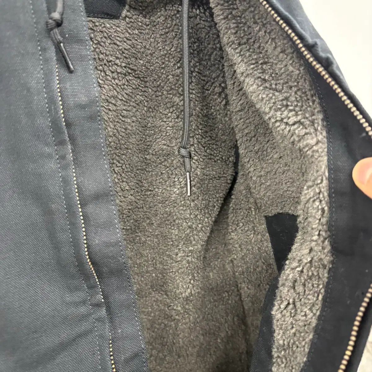 Carhartt カーハート ブラック フード ウォーク ジャケット 下/S Carhartt（カーハート） 並行輸入品 カーハートB11 Washed Duck Work