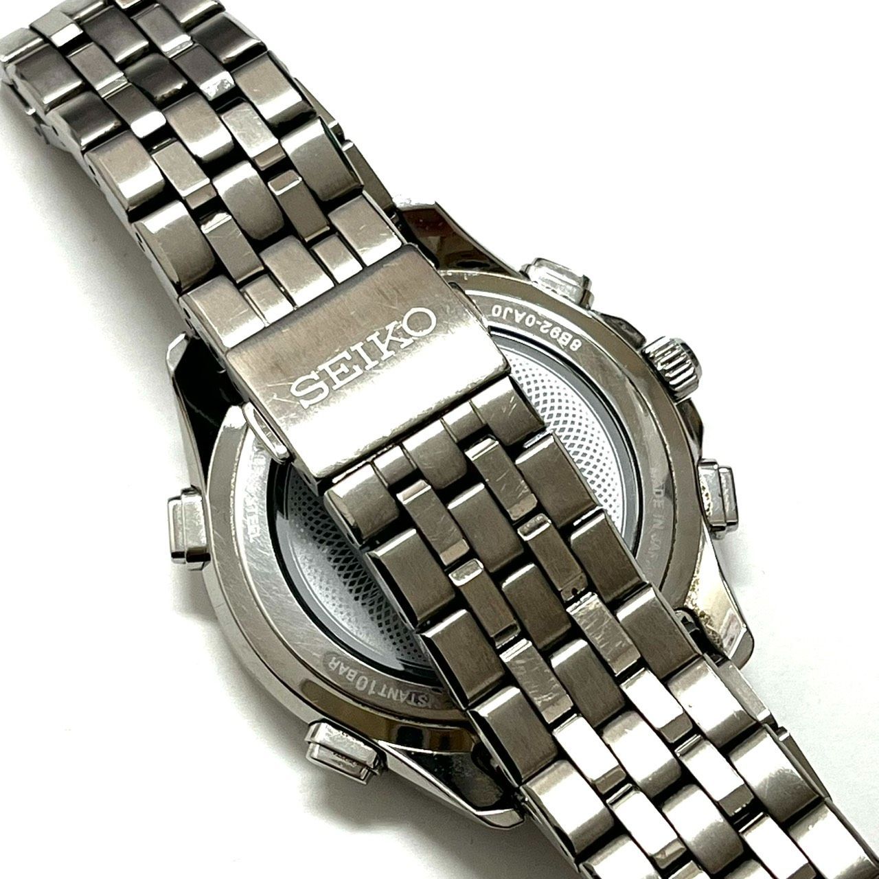 SEIKO/セイコー DOLCE/ドルチェ 8B92-0AJ0 クロノグラフ 電波ソーラー