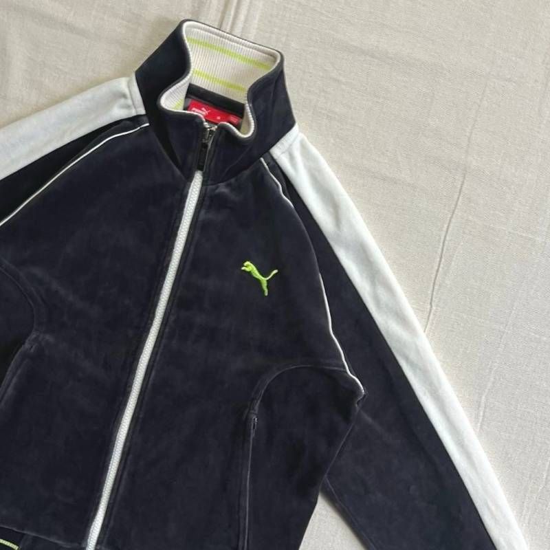 00s archive アーカイブ OLD PUMA プーマ ベロア生地 ピューマロゴ刺繍