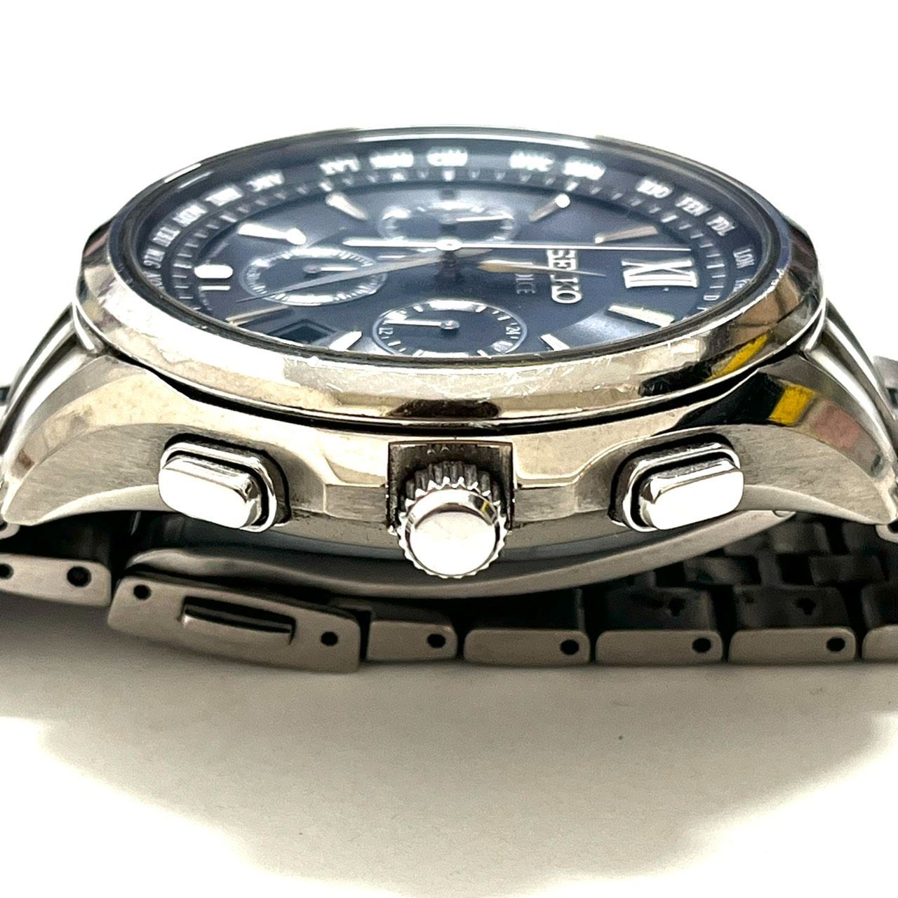 SEIKO/セイコー DOLCE/ドルチェ 8B92-0AJ0 クロノグラフ 電波ソーラー
