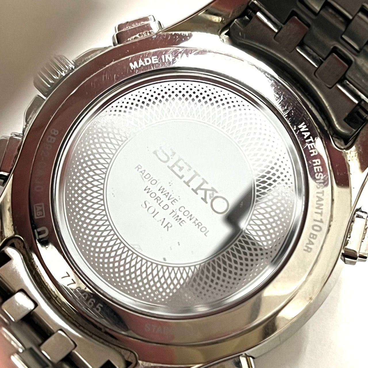 SEIKO/セイコー DOLCE/ドルチェ 8B92-0AJ0 クロノグラフ 電波ソーラー