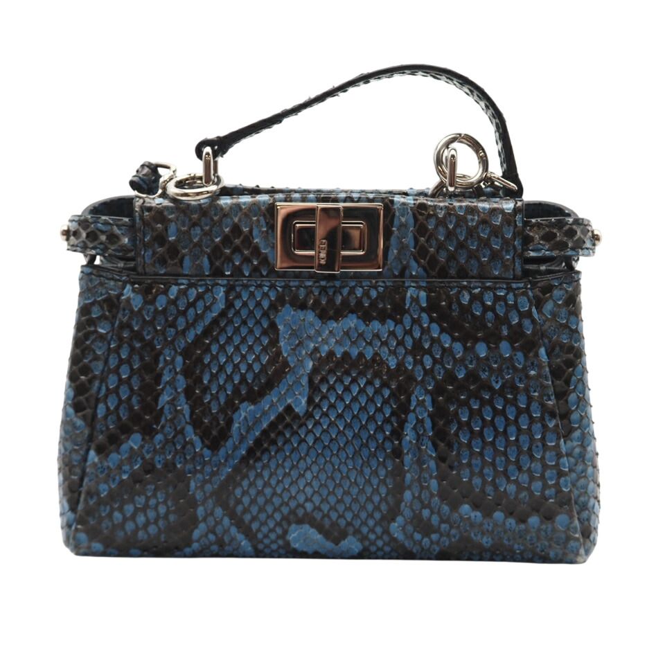 ☆3日以内返品可☆ 美品 FENDI フェンディ パイソン マイクロ