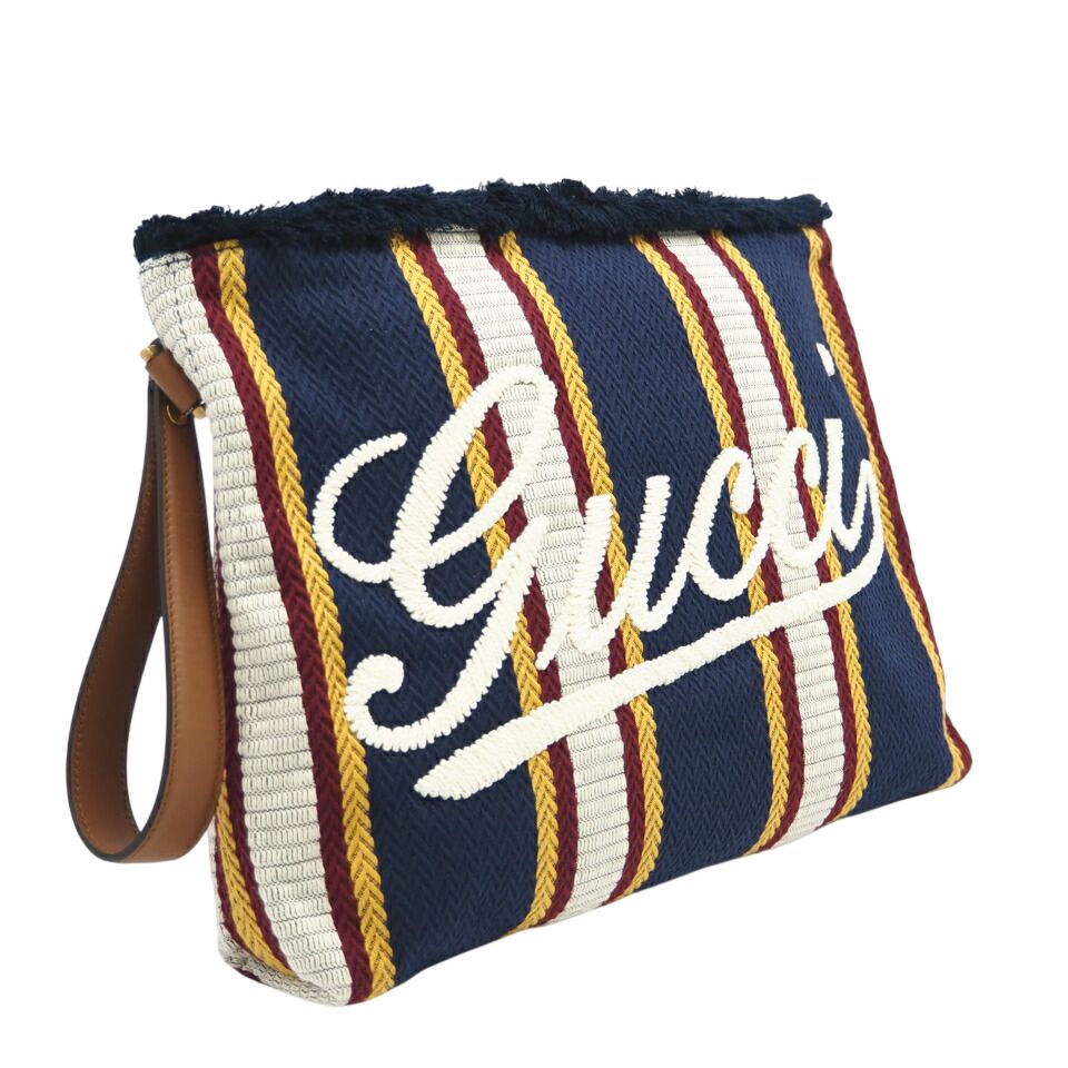 ☆3日以内返品可☆ 極美品 GUCCI グッチ エンブロイダリー キャンバス