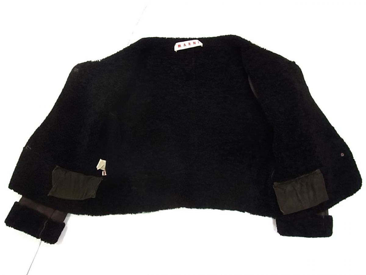 定価25万円◇MARNI マルニ ムートンジャケット ショート丈 イタリア製 