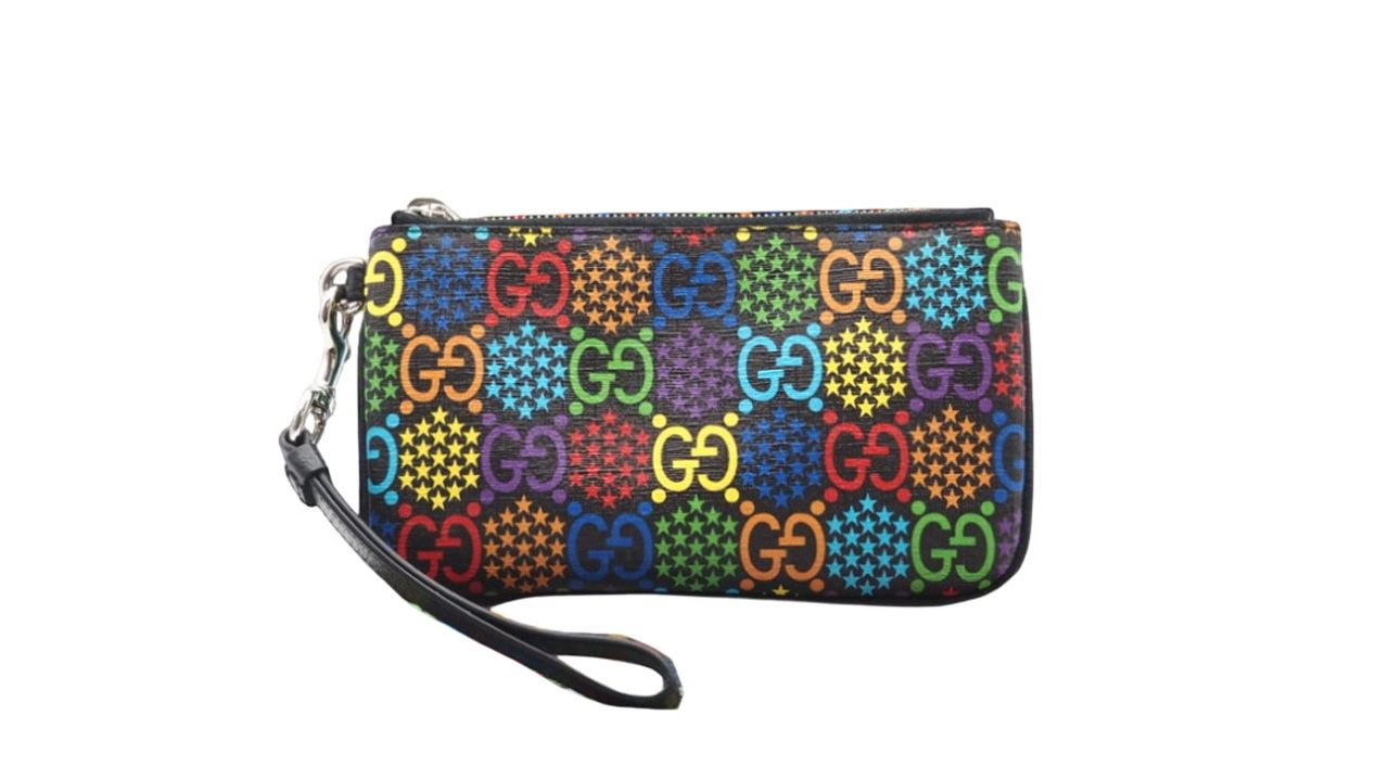 ☆3日以内返品可☆ 極美品 GUCCI グッチ GGサイケデリック レザー PVC