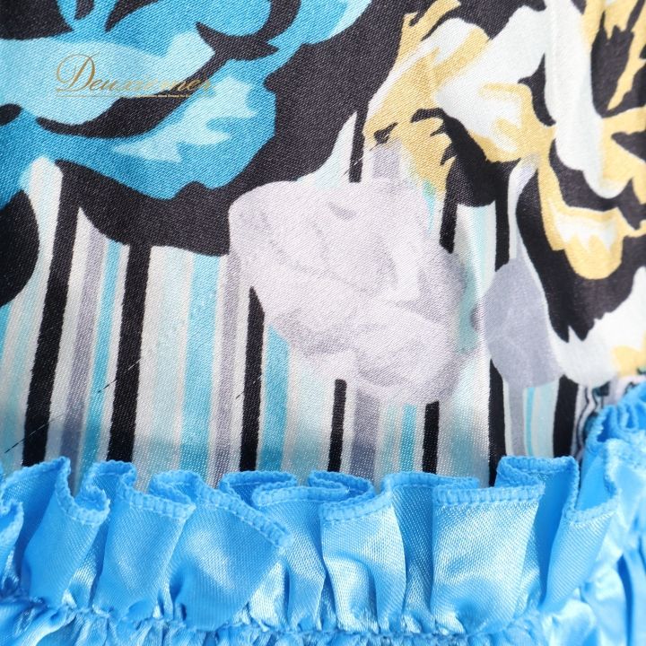 フラメンコ 衣装 ファルダ スカート ボランテ フリル レース 光沢 柄