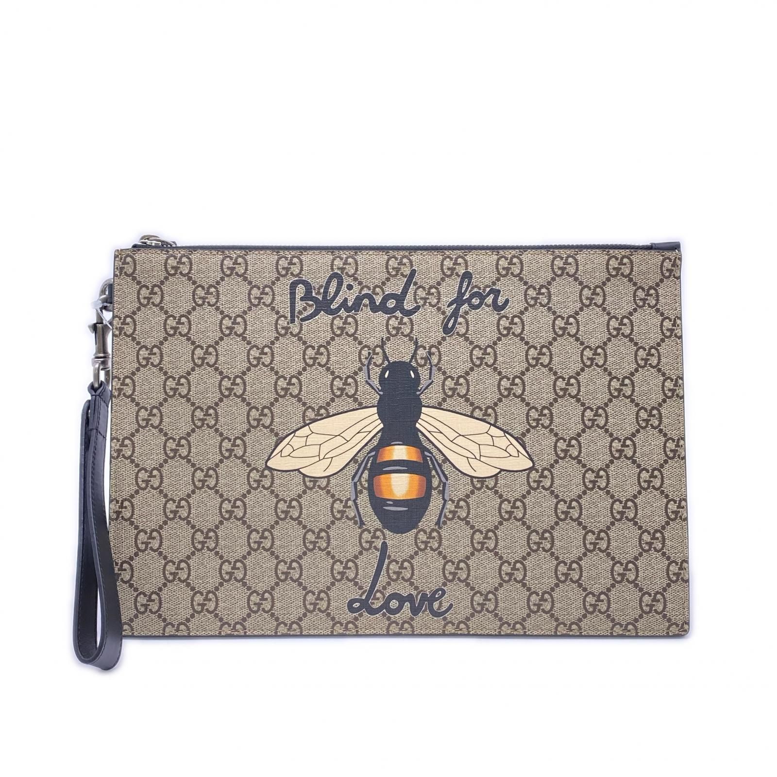 ☆3日以内返品可☆ 極美品 GUCCI グッチ GGスプリーム BEE プリント