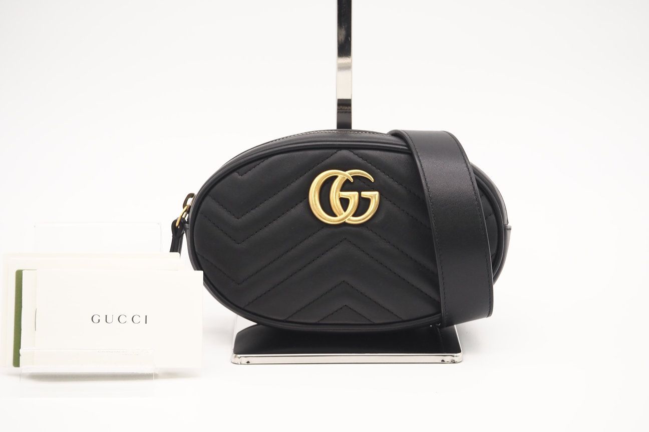 ☆3日以内返品可☆ 美品 GUCCI グッチ GGマーモント キルティング