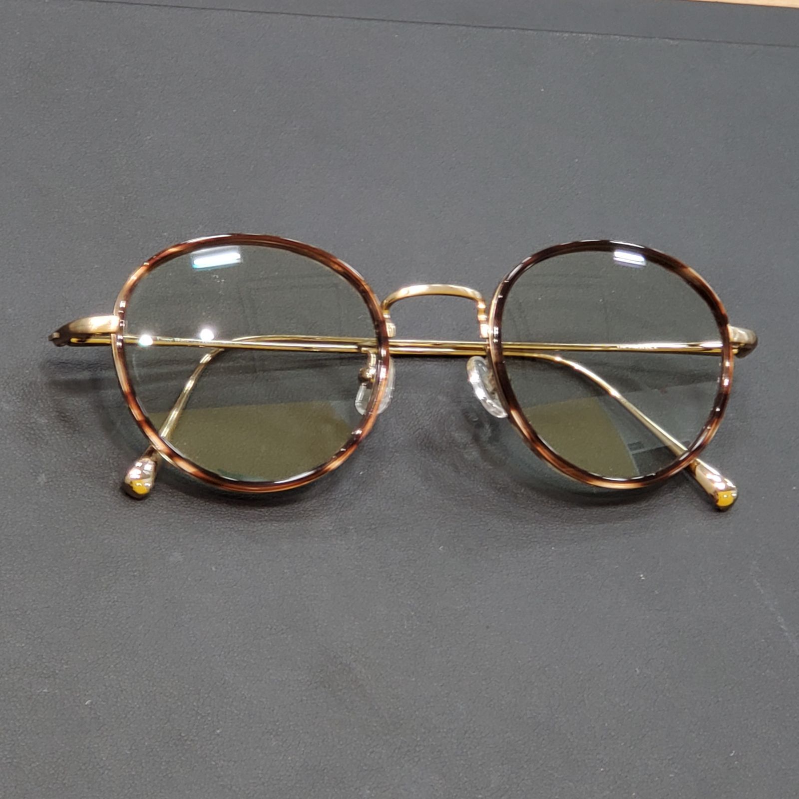 EL6】金子眼鏡 サングラス Lazy red by Kaneko optical L053 BRS 度