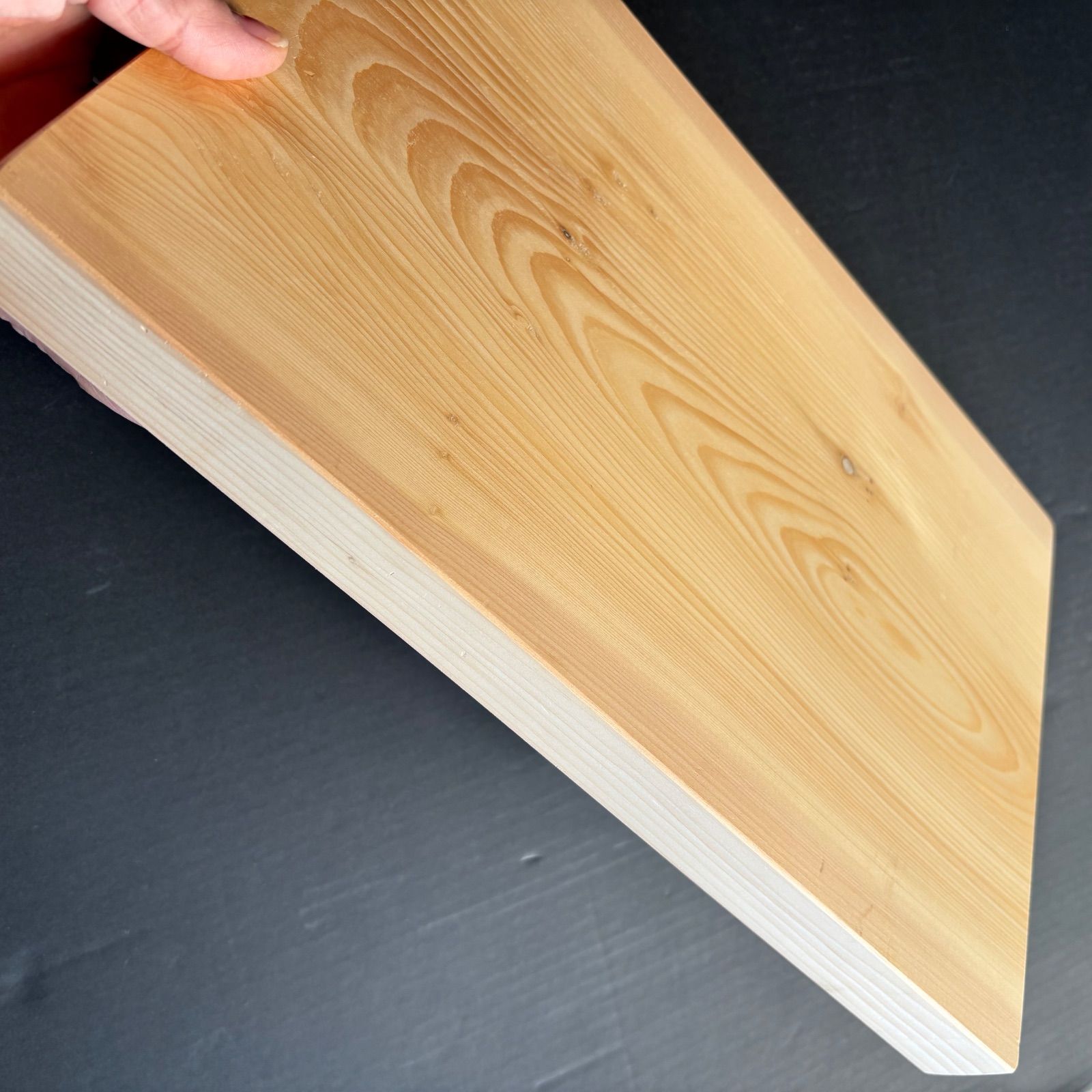 プロ愛用】90歳作 榧（かや）まな板44国産天然無添加抗菌約36.8×24.8