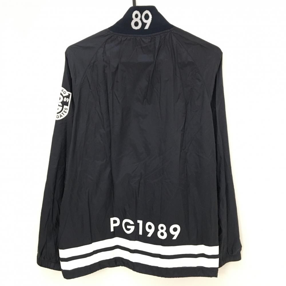 美品】パーリーゲイツ ツインスニード ネイビー×白 蓄熱裏地 ギザギザ