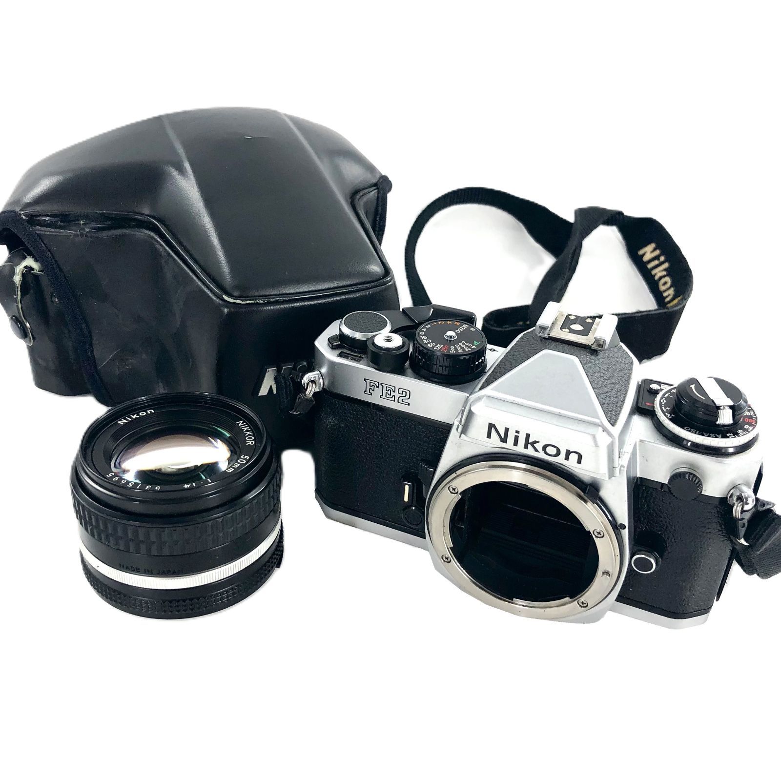NIKON ニコン FE2 レンズ 50mm 1:1.4 ブラック フィルム一眼レフカメラ