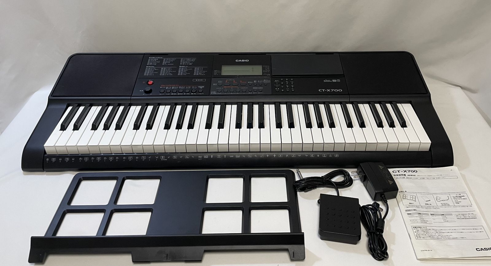 ○ カシオ CASIO 電子キーボード CT-X700 ブラック 61鍵盤 2600-3462