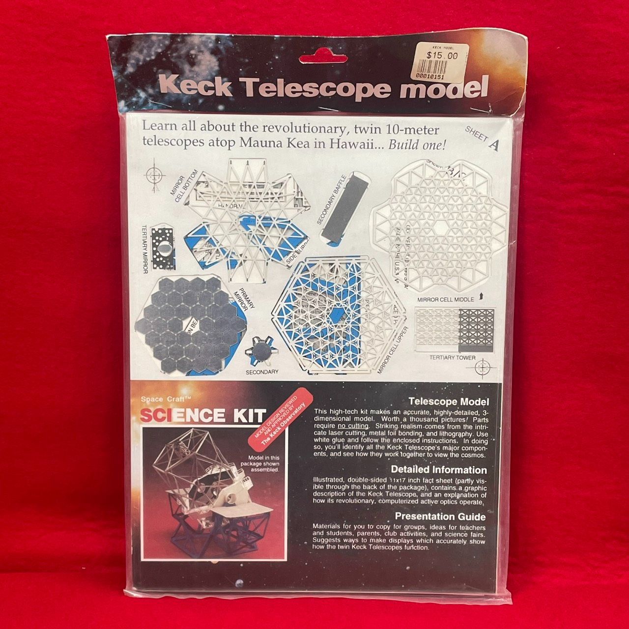 ハワイ　Keck Telescope model　科学キット　アメリカ製　　N-25