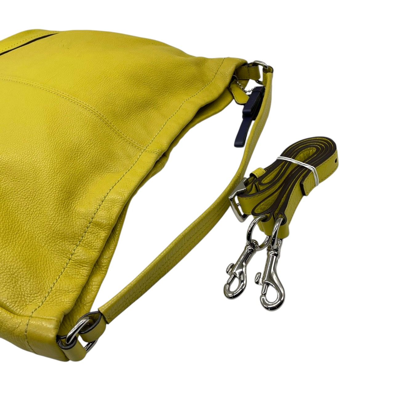 良品】コーチ COACH レザー 2WAY ショルダーバッグ ホーボー 斜め掛け