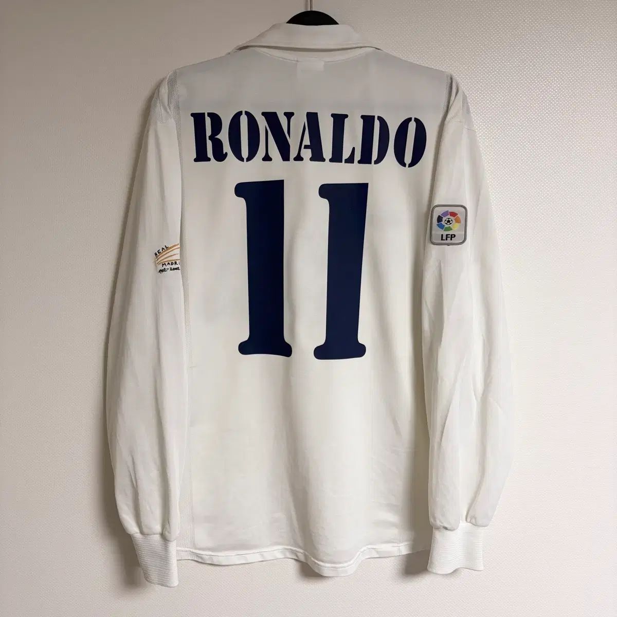 02-03 レアル マドリード ホームバッグ 100周年 長袖 ロナウド 出品