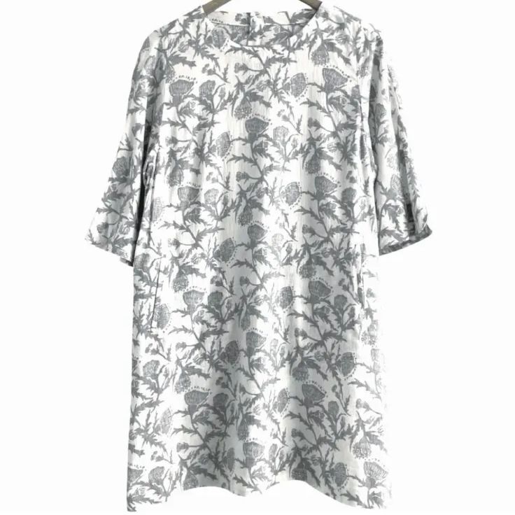 登美 群言堂 石見銀山 マンガン絣 レーヨン 綿 麻 チュニック