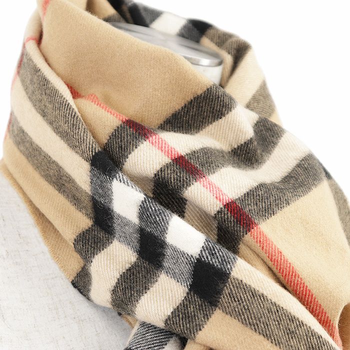 SALE】BURBERRY バーバリー ノバチェックマフラー カシミヤ100