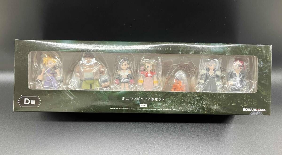 D賞 ミニフィギュア 7体セット ファイナルファンタジｰⅦ REBIRTH 発売