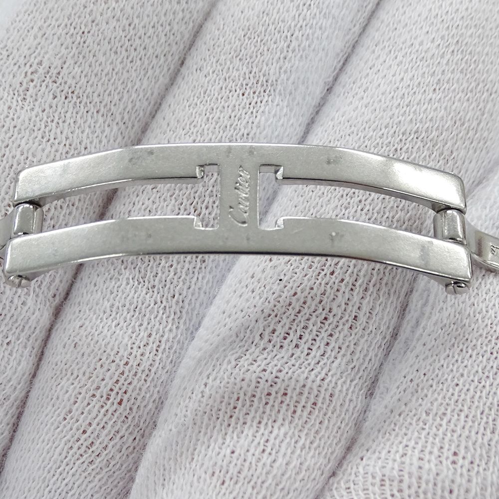  カルティエ Cartier 時計 メンズ ブランド ロードスター LM デイト 自動巻き AT ステンレス SS W62025V3 替えベルト付 シルバー 磨き済み Vネック 自動巻き時計 腕時計(アナログ)