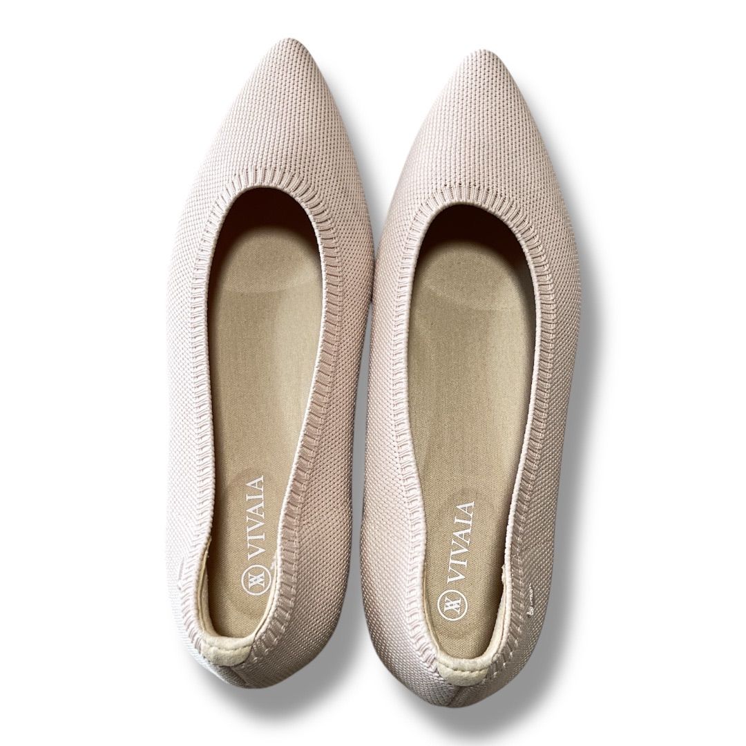 未使用 VIVAIA ビバイア Aria5° ニットパンプス ポインテッドトゥ