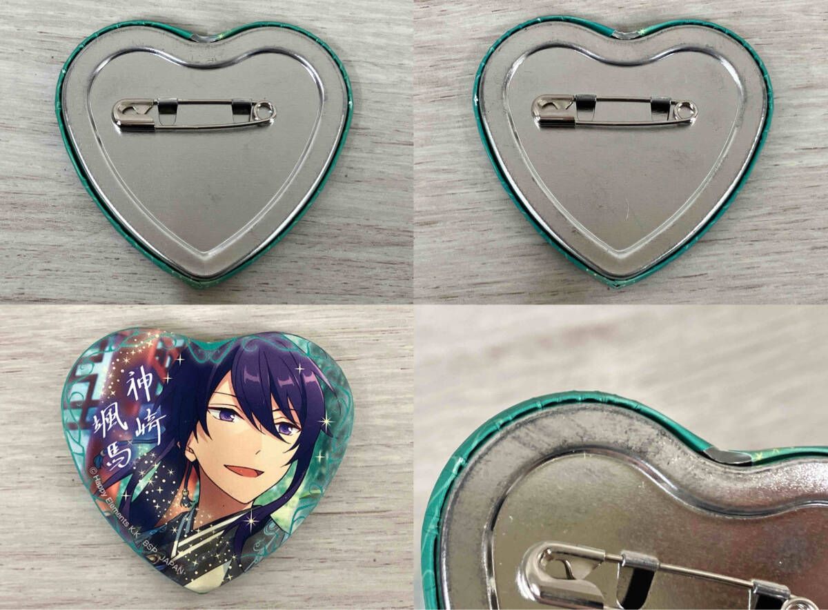 22個セット】あんさんぶるスターズ！！ 神崎颯馬 ハート形缶バッジ
