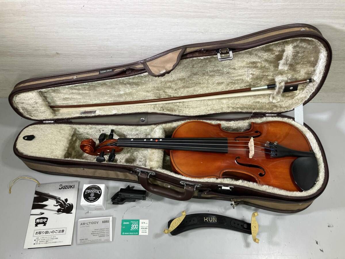 ジャンク 【現状品】SUZUKI VIOLIN 鈴木バイオリン No.200 2008 3/4