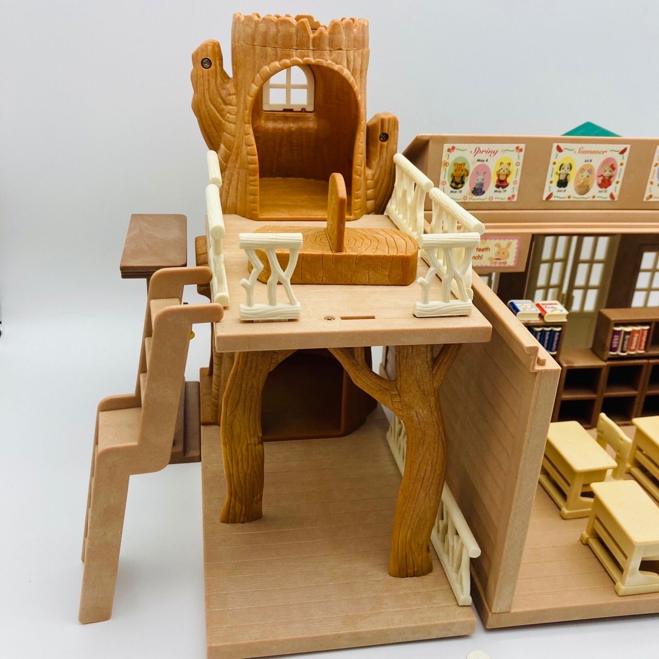 中古 シルバニアファミリー シルバニア森の学校 どきどき保健室