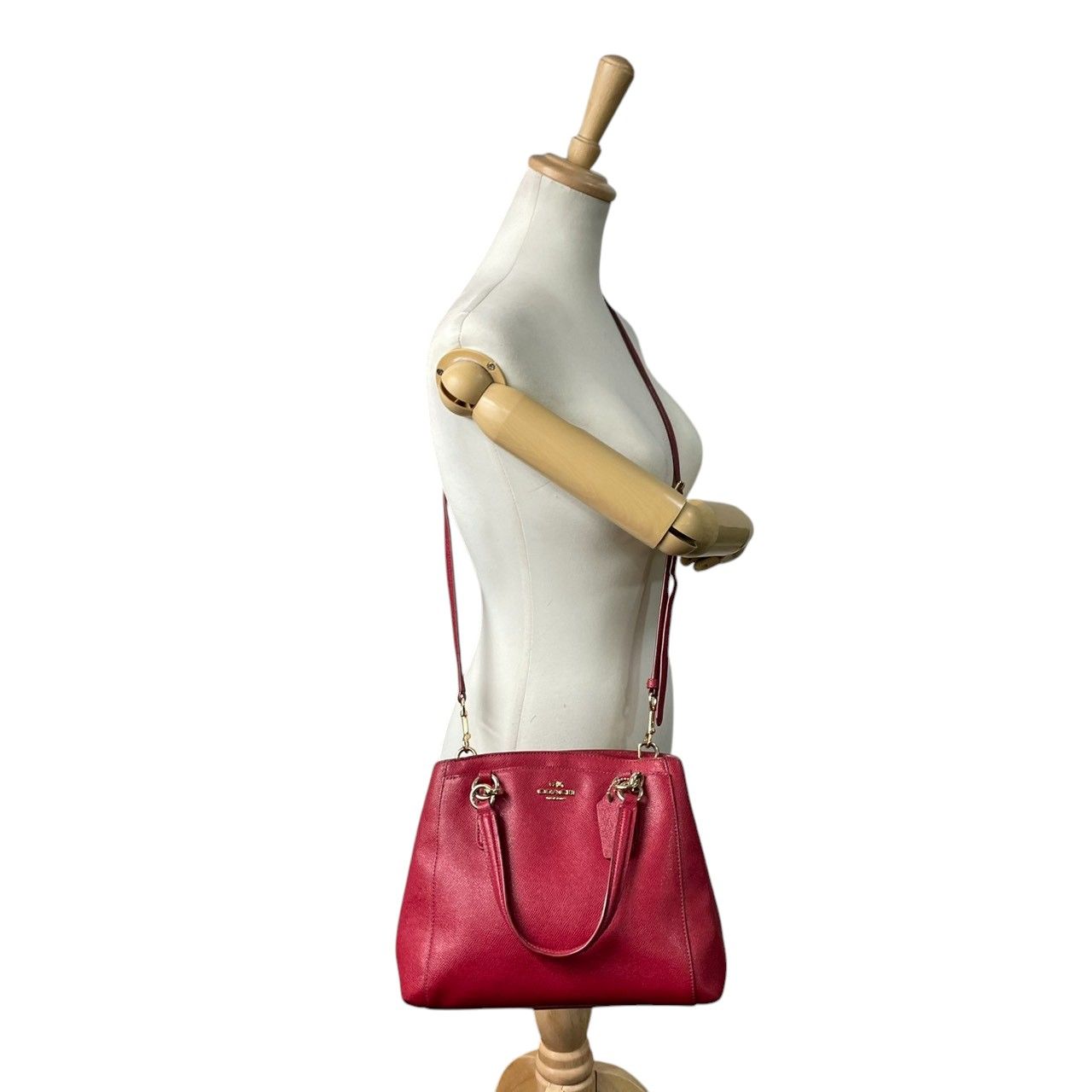 良品】コーチ COACH 2WAY トートバッグ ハンドバッグ ショルダーバッグ