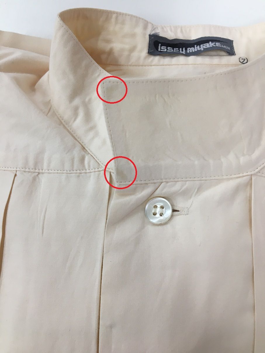 ISSEY MIYAKE MEN イッセイミヤケ メン 80s 長袖 スタンドカラーシャツ