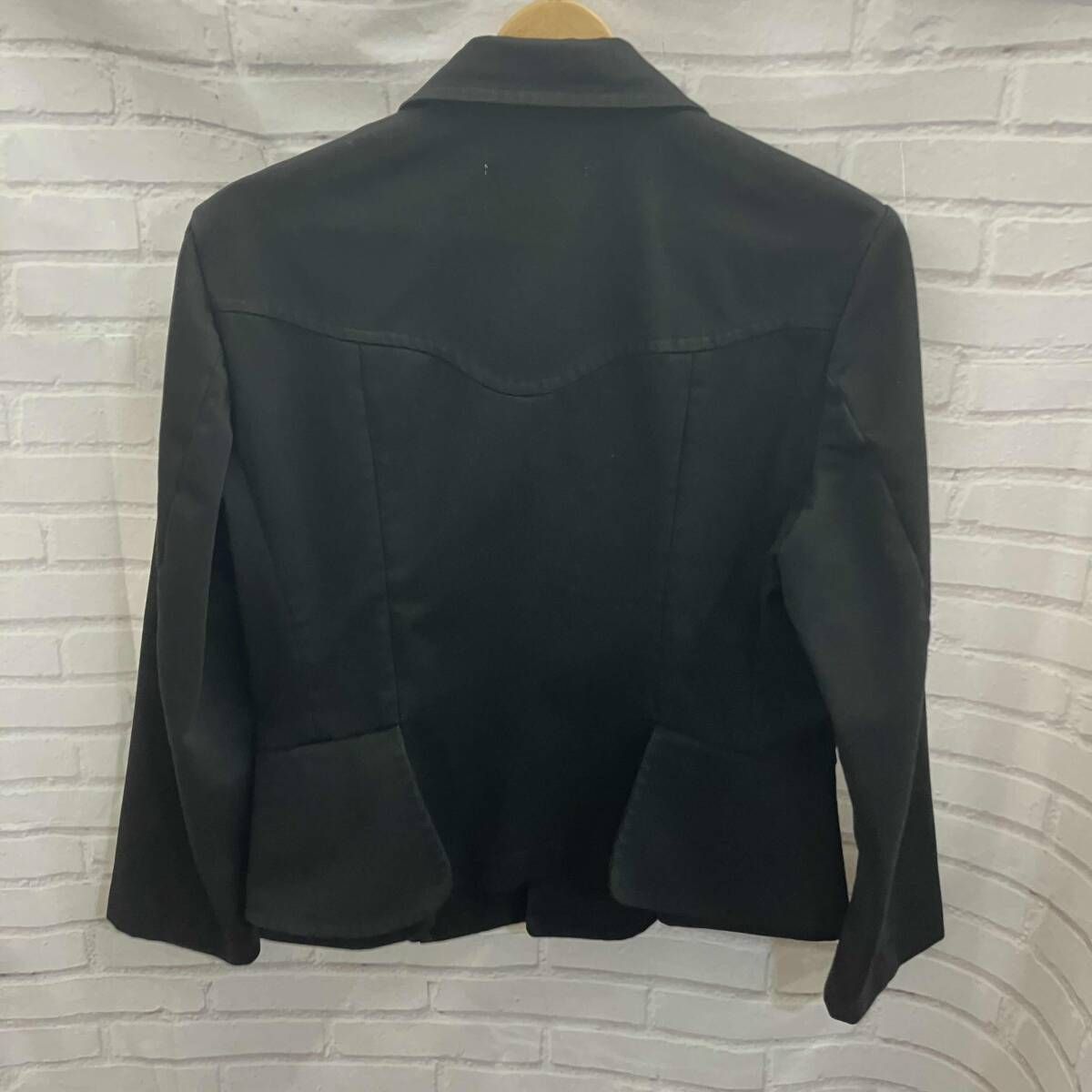 ローブドシャンブル コムデギャルソン テーラードジャケット 黒 robe de chamber COMME des GARCONS / ローブドシャンブル