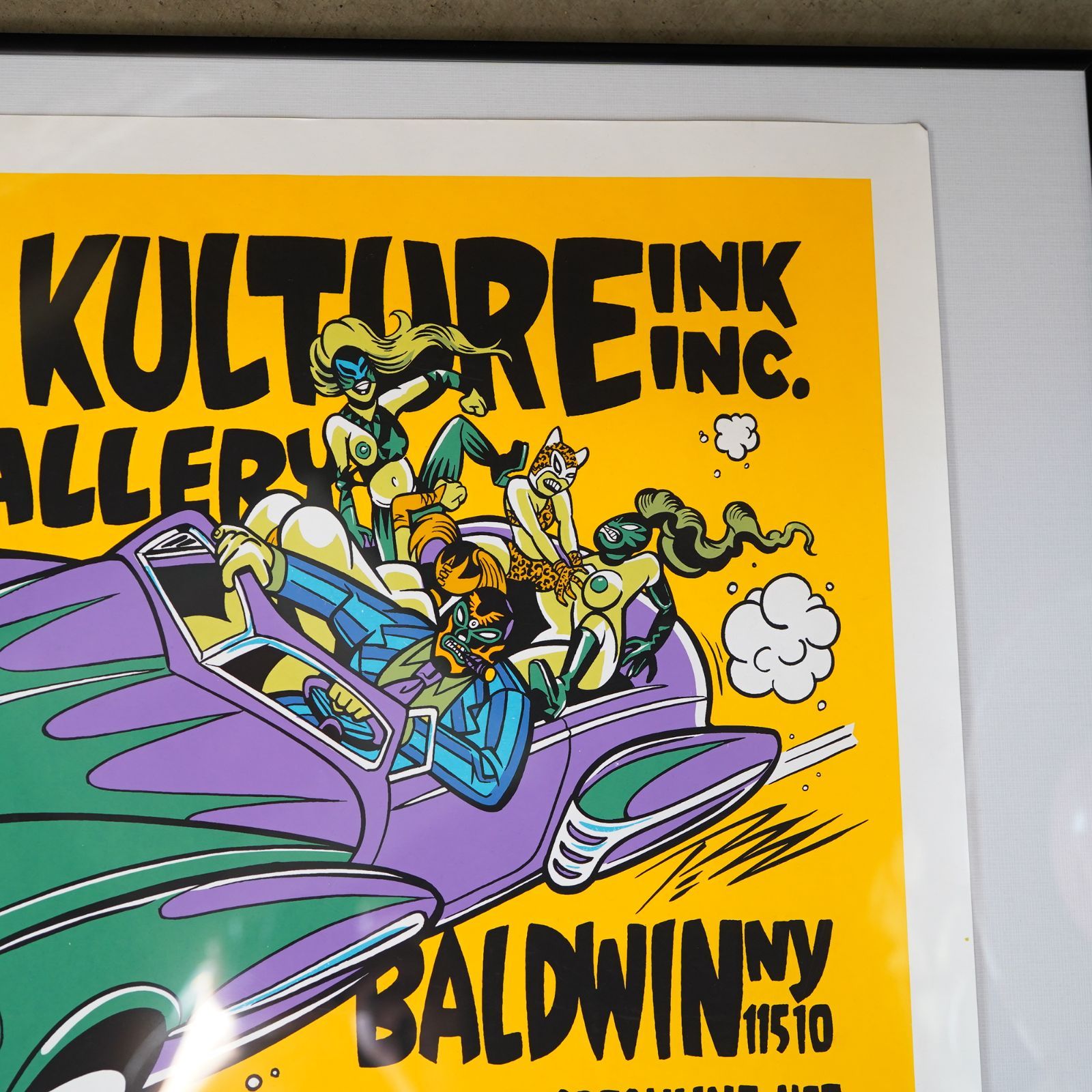 1990～00s THE PIZZ KUSTOM KULTURE INK シルクスクリーンポスター