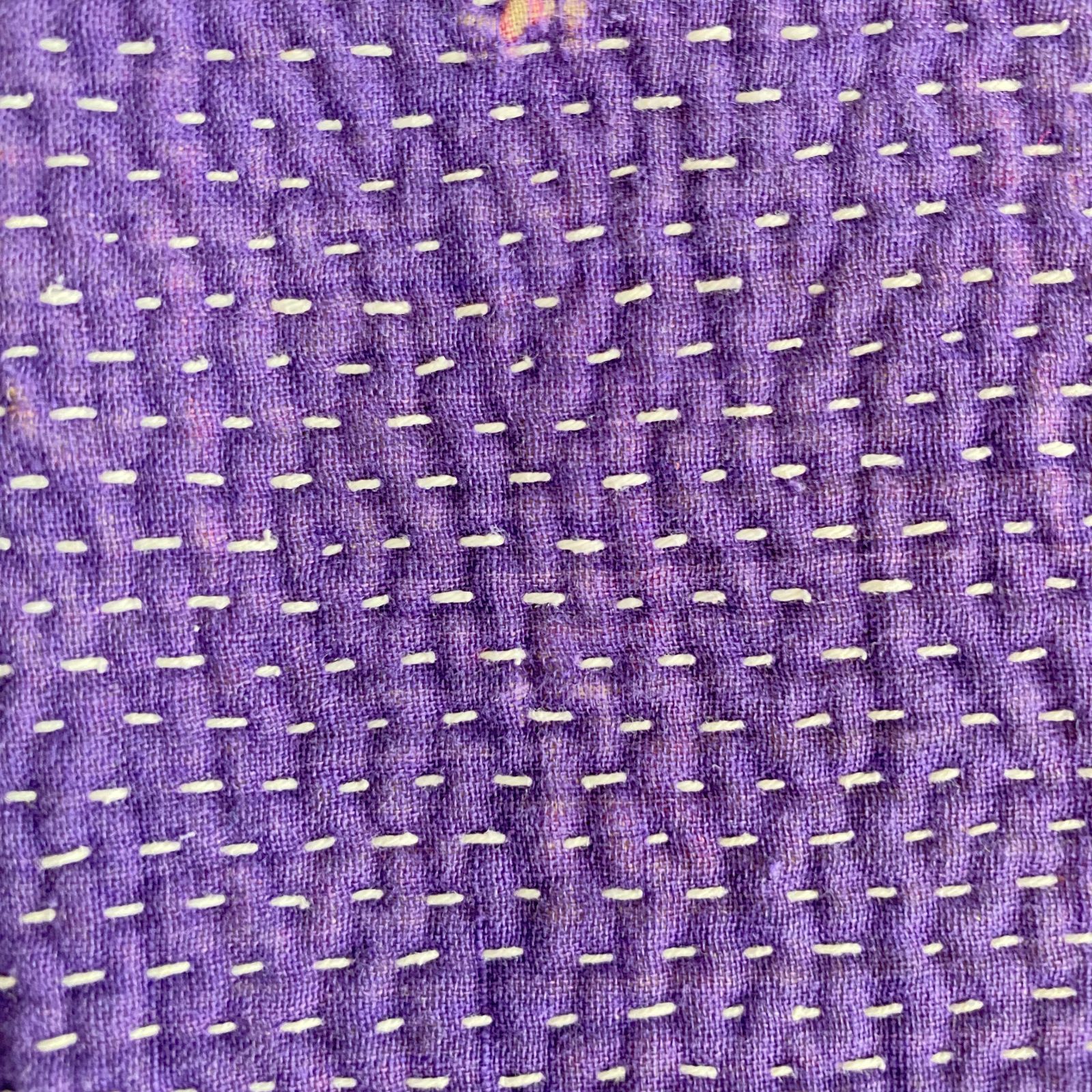 3606 ラリーキルト カンタキルト オールドファブリック ハギレ インド