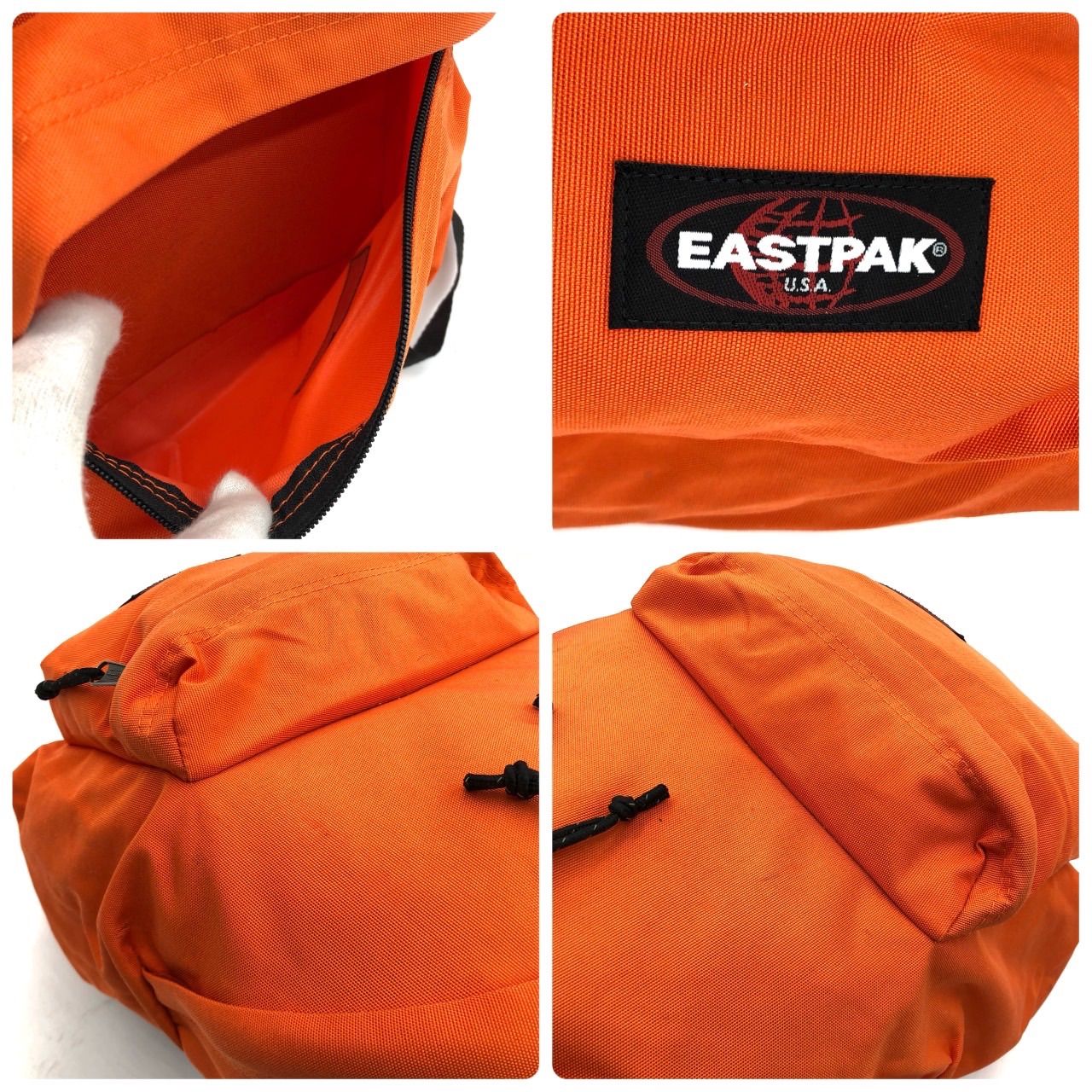EASTPAK イーストパック リュック バックパック オレンジ USAロゴ 鞄 