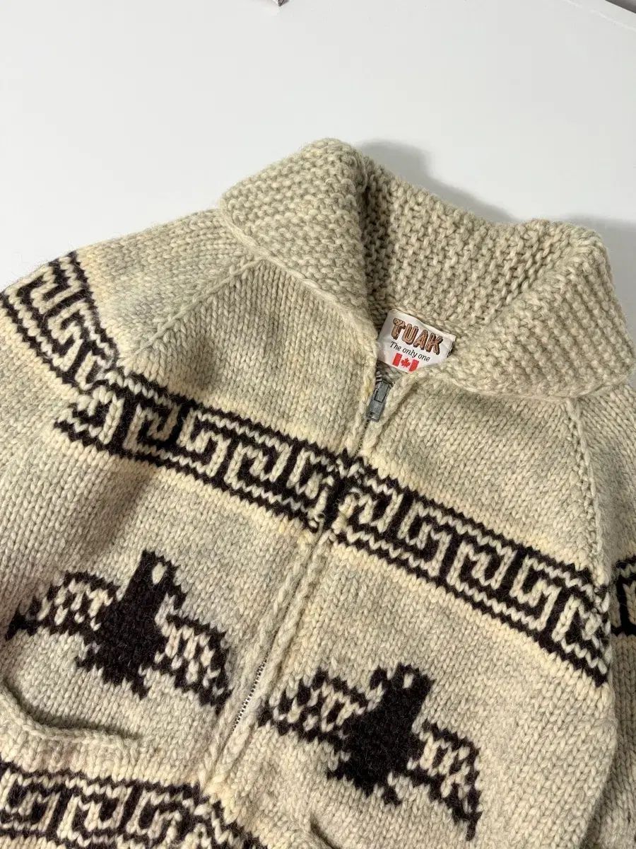 80s TUAK ルーズフィット カナダ サンダーバード カウチンヘビーウール