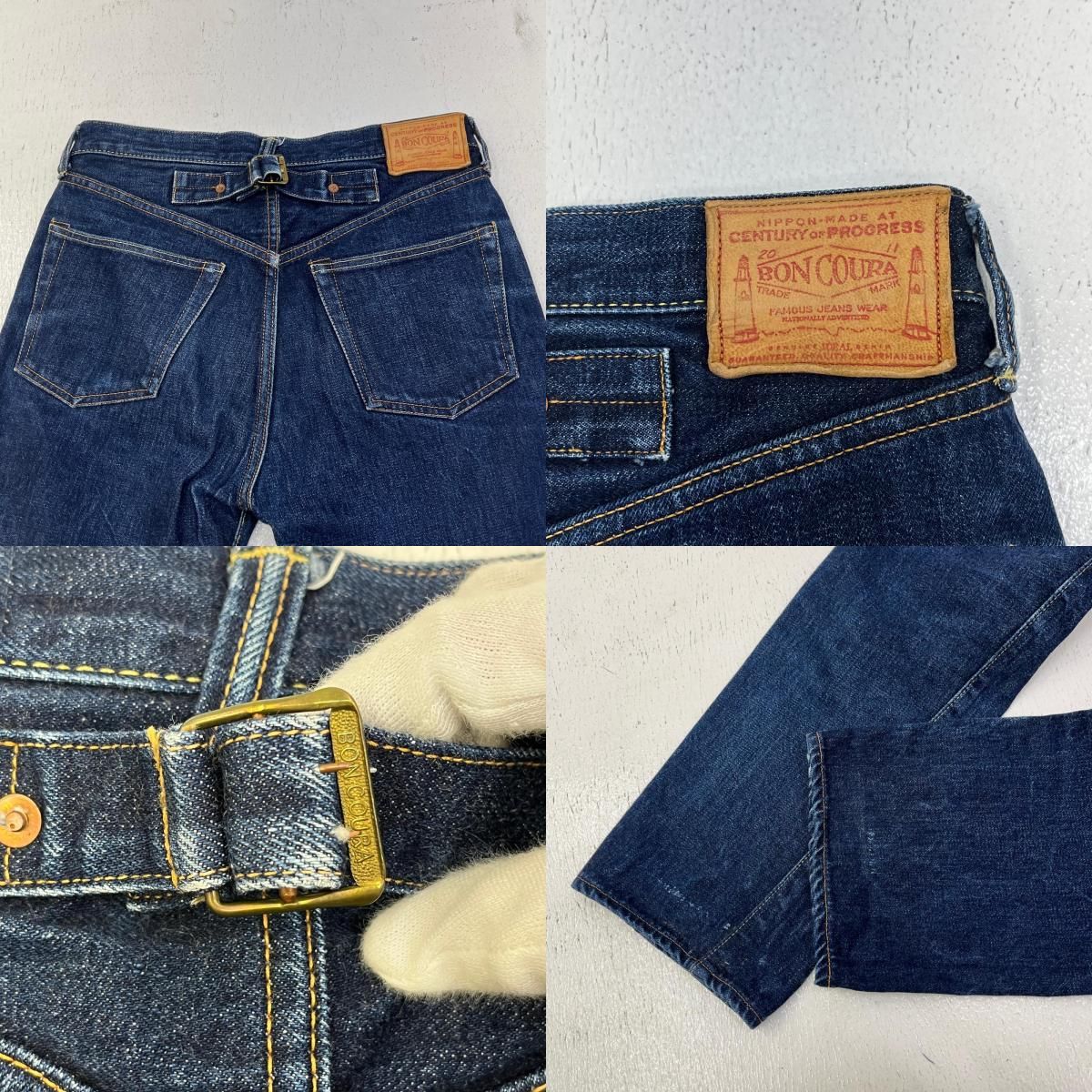 加古川店】 中古 BONCOURA | ボンクラ デニムパンツ Cinch Back 
