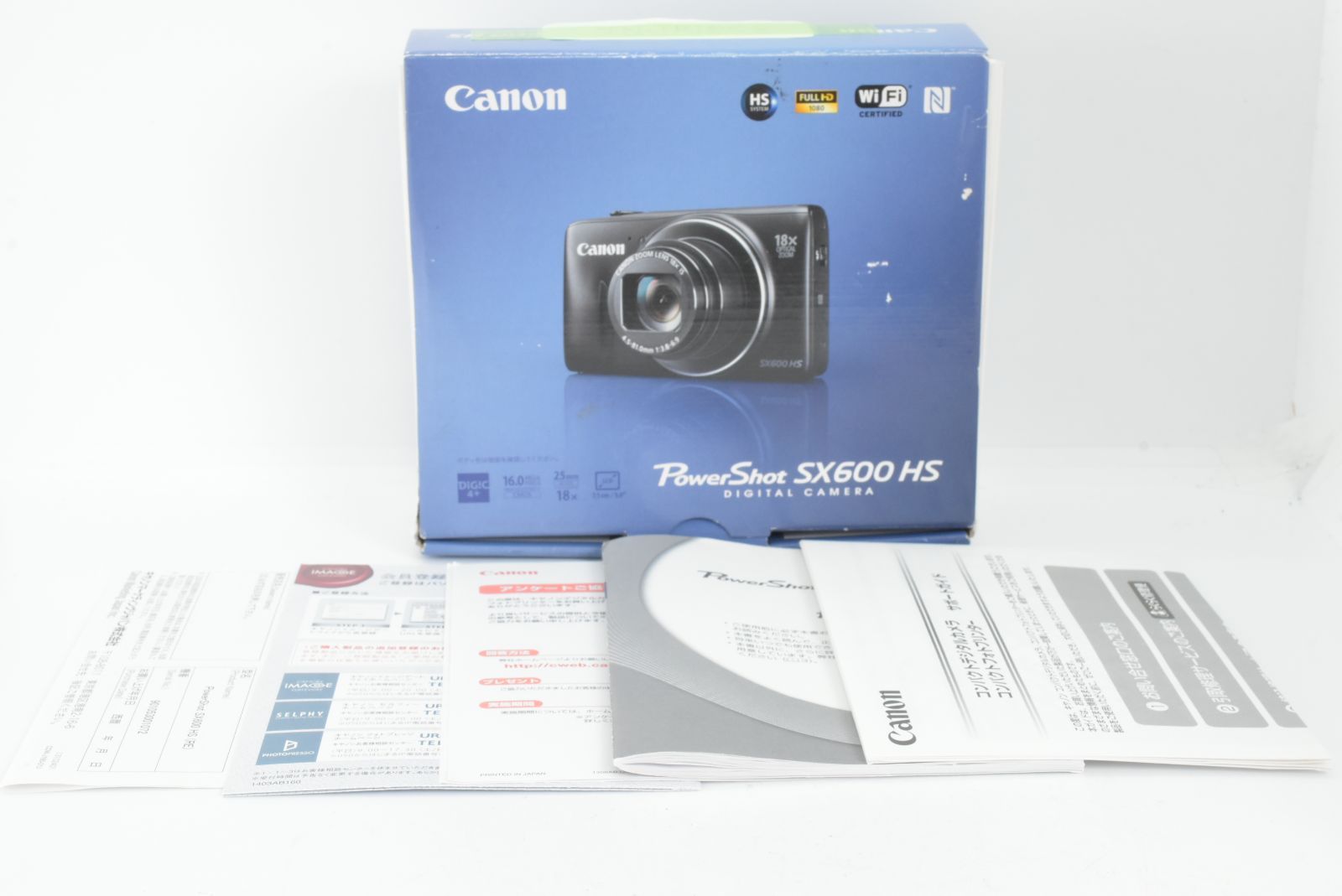 美品】Canon PowerShot SX600 HS Red Digital Compact Camera キャノン