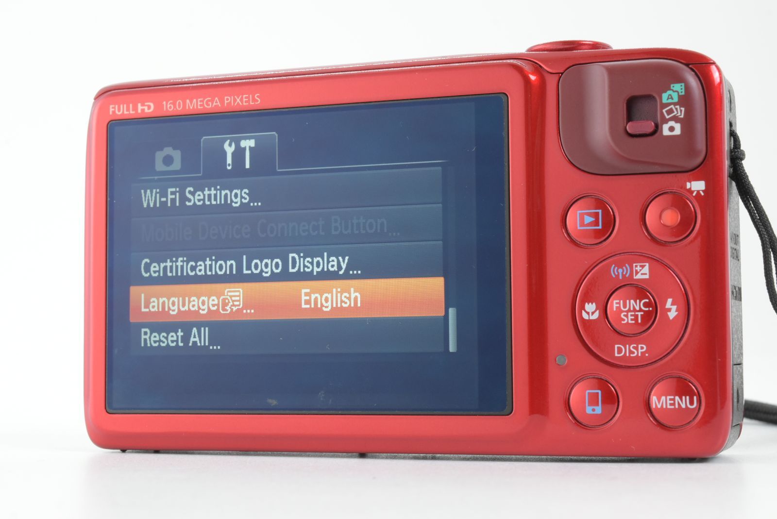 美品】Canon PowerShot SX600 HS Red Digital Compact Camera キャノン