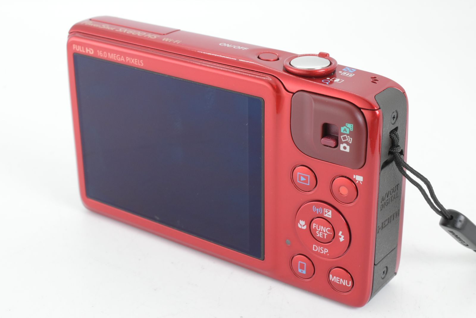 美品】Canon PowerShot SX600 HS Red Digital Compact Camera キャノン