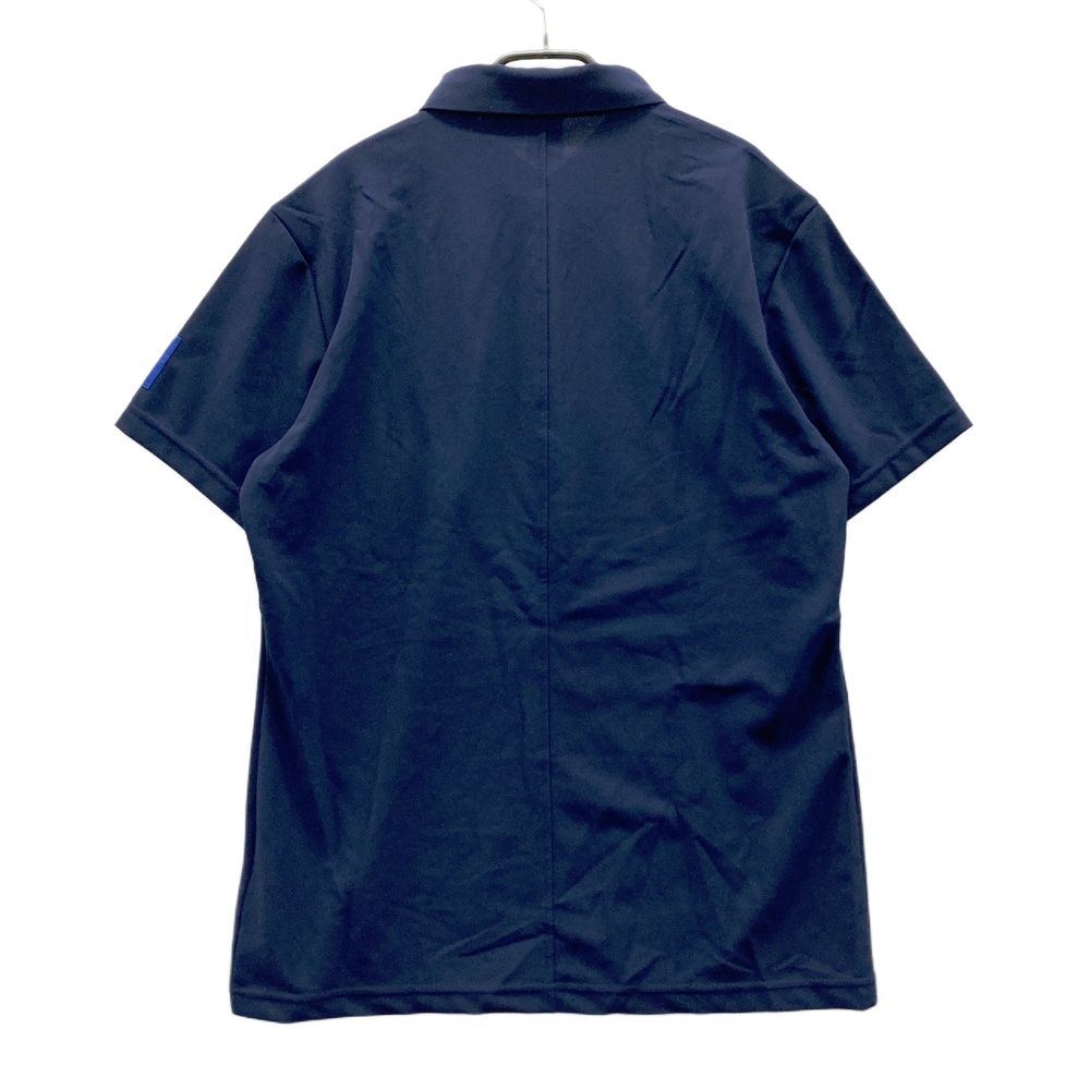 サイズ：XO DESCENTE GOLF デサントゴルフ 半袖ポロシャツ ネイビー系