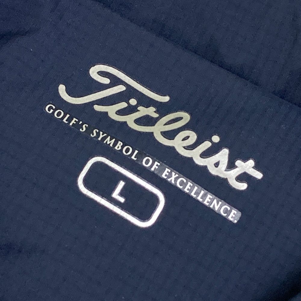 サイズ：L TITLEIST タイトリスト 中綿ベスト ネイビー系
